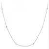 Collier SC Crystal en acier inoxydable - vue V1