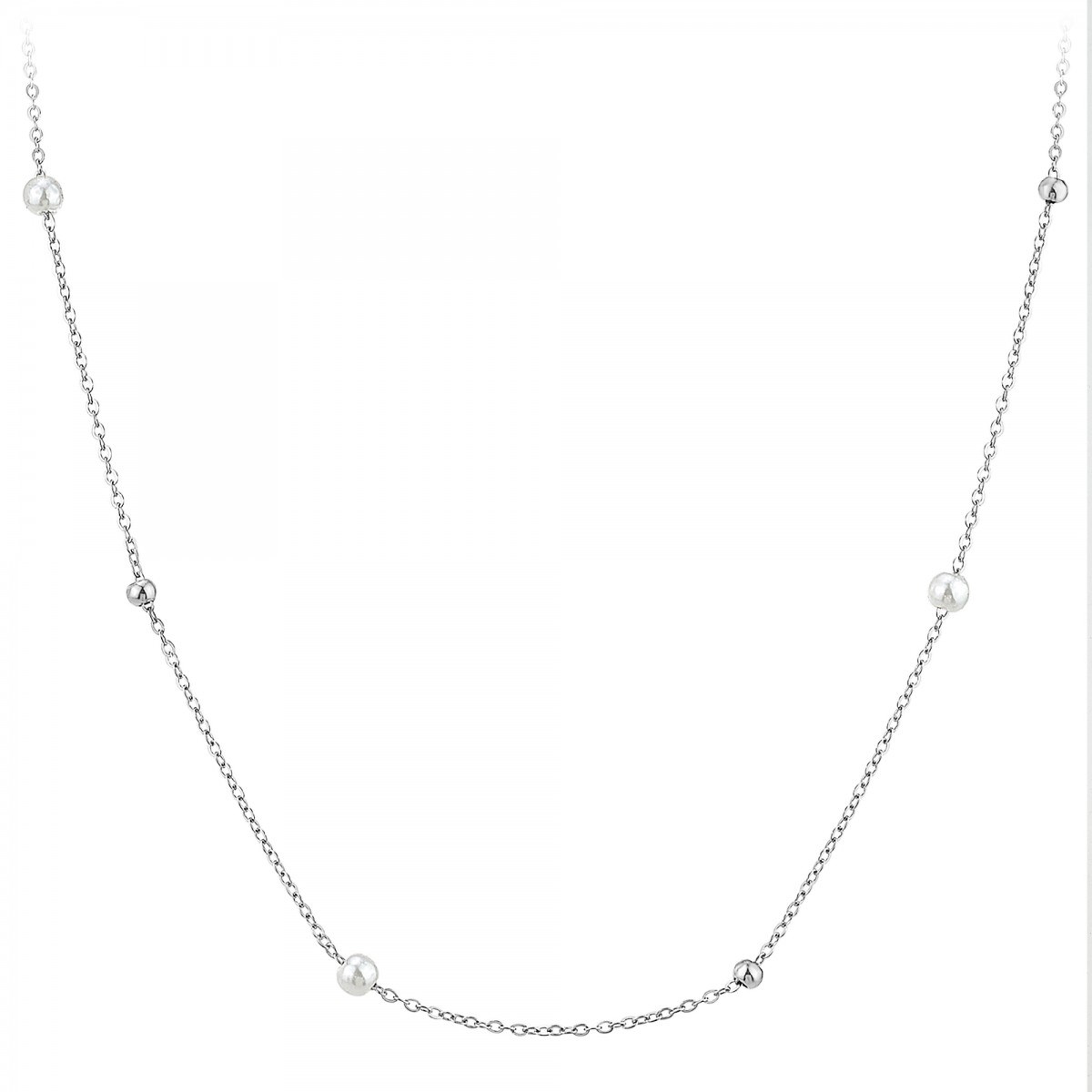 Collier SC Crystal en acier inoxydable