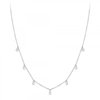 SC Crystal necklace adorned with Zirconium