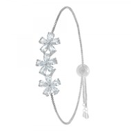 Bracelet fleurs SC Crystal orné de Zirconium