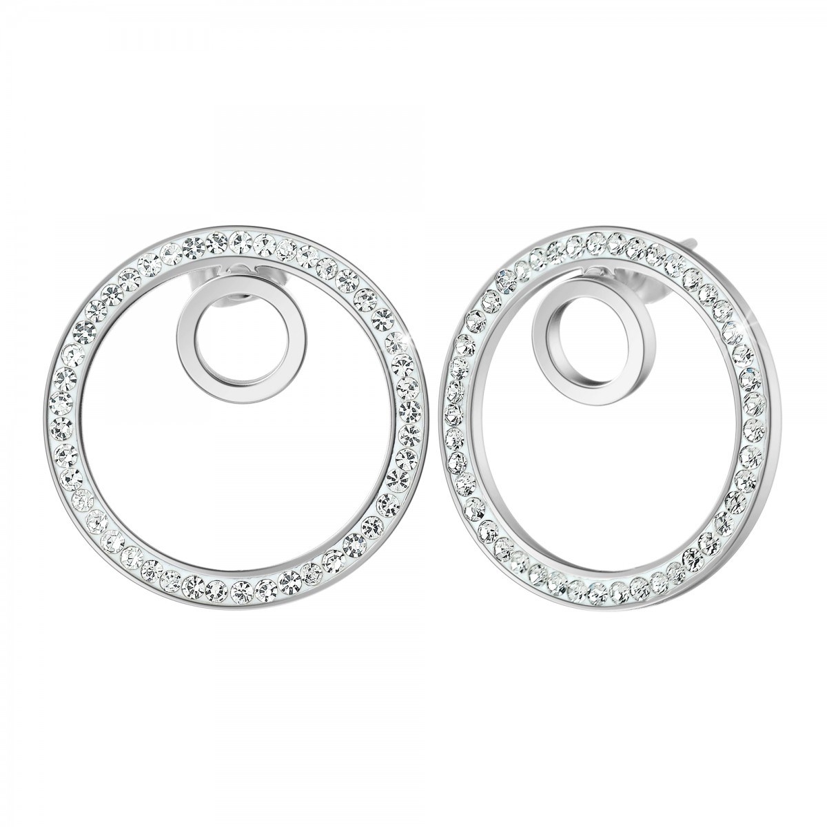 Boucles d'oreilles SC Crystal ornées de Cristaux scintillants