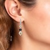 Boucles d'oreilles SC Crystal ornées de Cristaux scintillants et de perles scintillantes - vue V2