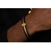 Bracelet rigide Liam en Acier - vue V3
