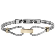 Bracelet rigide Gaël en Acier 316L