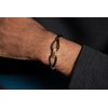 Bracelet rigide Gaël en Acier 316L - vue V2