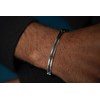 Bracelet rigide Sacha en Acier - vue V3