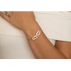 Bracelet Emma en Plaqué Or avec oxyde de zirconium blanc - vue V2