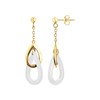 Boucles d'oreilles Inès en Plaqué Or - vue V1