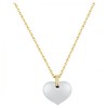 Collier Emelyne en Plaqué Or avec oxyde de zirconium blanc - vue V1