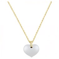 Collier Emelyne en Plaqué Or avec oxyde de zirconium blanc