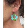 Boucles d'oreille créole artisanat - vue V2