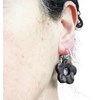 Boucles d'oreille créole artisanat - vue V3