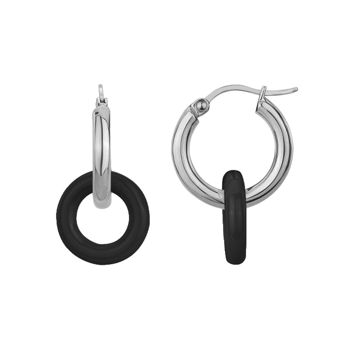 Boucles d'oreilles Jessie en Acier