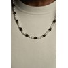 Collier Kévin en Acier 316L avec perle - vue V3