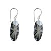 Boucles d'Oreilles Argent Disque Etoile de Mer - vue V3