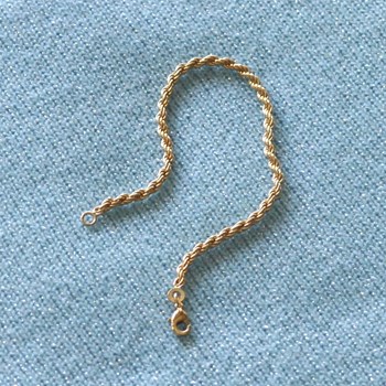 Gold-plated Bracelet 3mm String Mesh