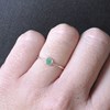 Bague Argent 925 Petit Rond Facetté d'Amazonite - vue V4