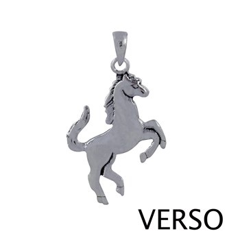Pendentif Argent 925 Cheval