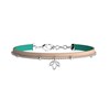 Bracelet Les Cadettes Lotus argenté
cuir rose nude et turquoise aquatic - vue V1