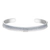 Bracelet jonc SIF JAKOBS FELLINE CONCAVO_x000D_
oxydes de zirconium bleu et blanc - vue V1