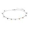 Chaîne de cheville Lotus Silver Pampilles_x000D_
multicolore - vue V1