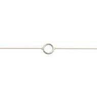 Bracelet Les Cadettes Poème laque blanc nacre