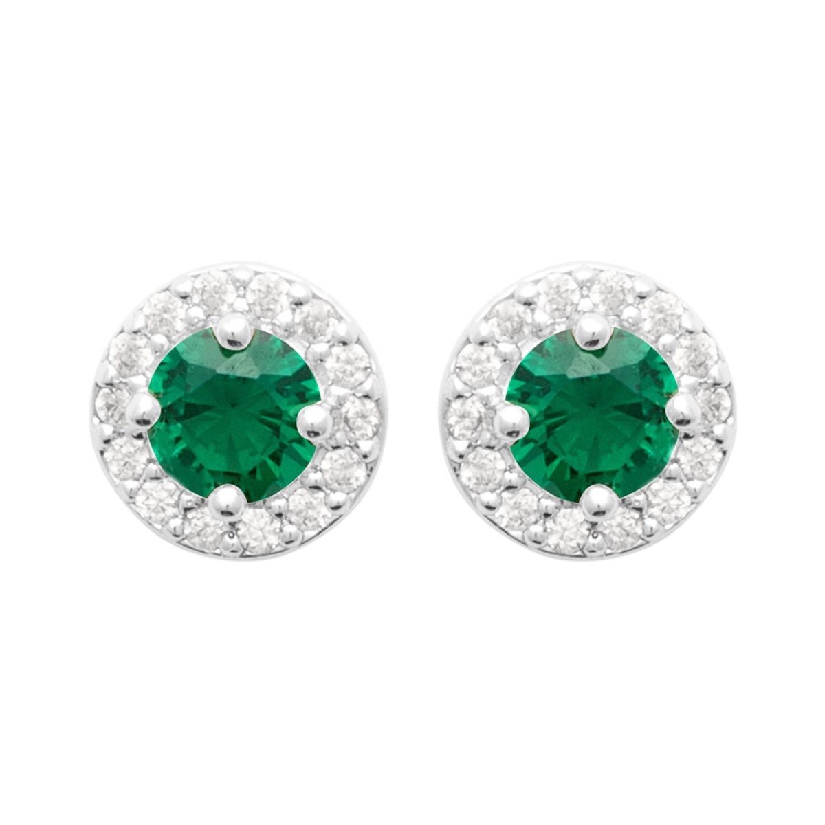 Boucles d'oreilles Brillaxis OZ vert