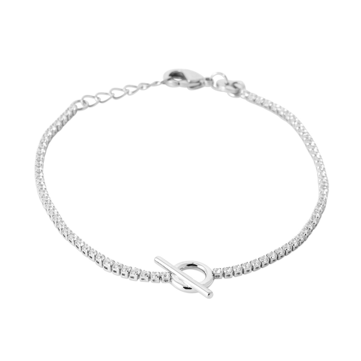 Bracelet Brillaxis argent et oxyde de zirconium