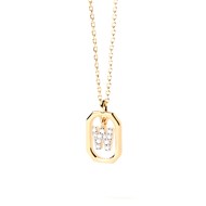 Collier Pdpaola Lettre W Mini doré