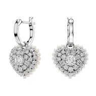 Boucles d'oreilles pendantes Swarovski Hyperbola_x000D_
coeur