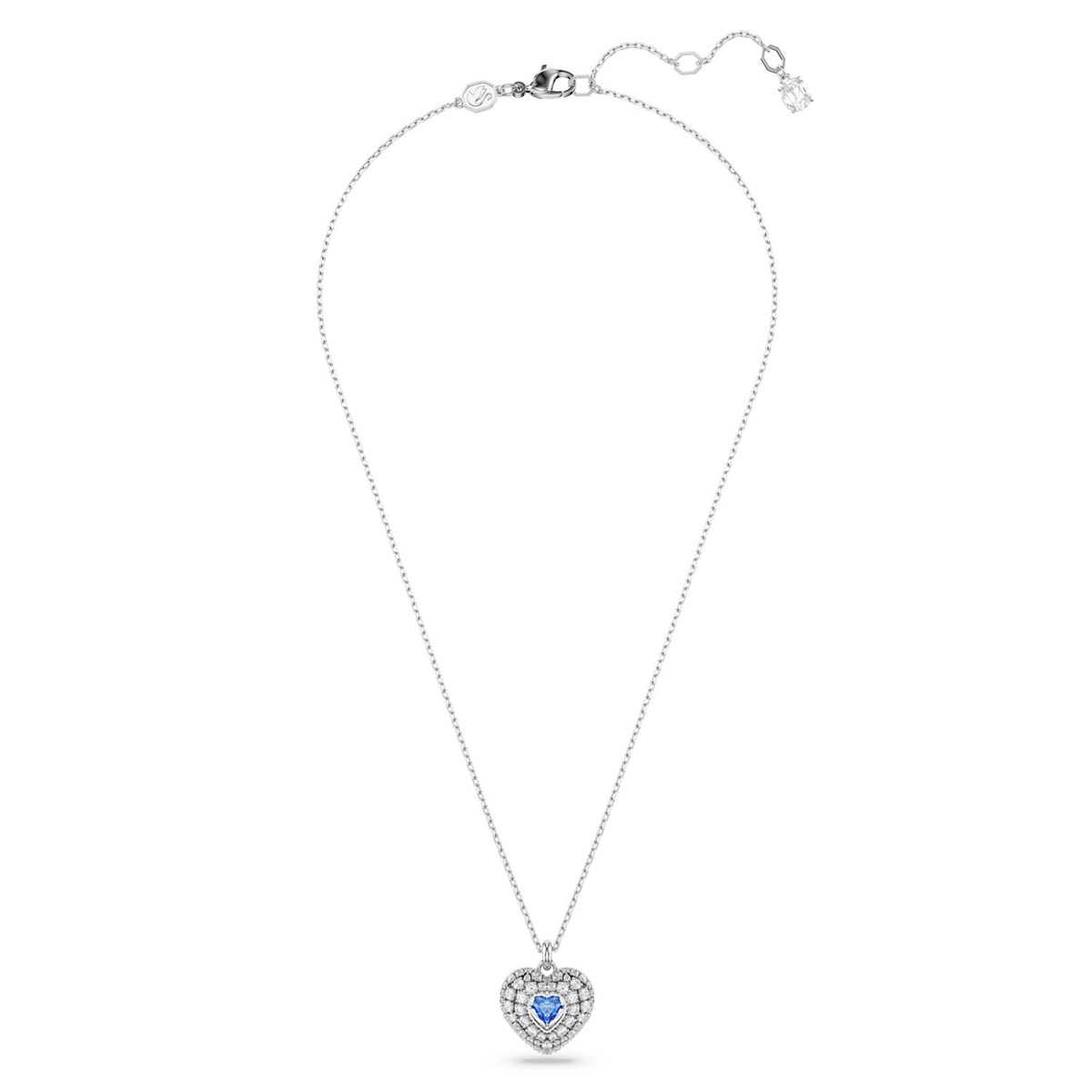 Collier Swarovski Idyllia coeur bleu - vue 3