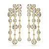Boucles d oreilles pendantes Imber_x000D_
3 rangs - vue V1