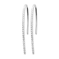 Boucles d'oreilles Brillaxis pendantes
Argent rhodié OZ