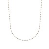 Collier Brillaxis perles de Miyuki noires plaqué or - vue V1