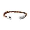 Bracelet homme Brillaxis cuir marron oeil de tigre
21 cm - vue V4