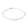 Bracelet Brillaxis argent rhodié maillons striés
18 cm - vue V1