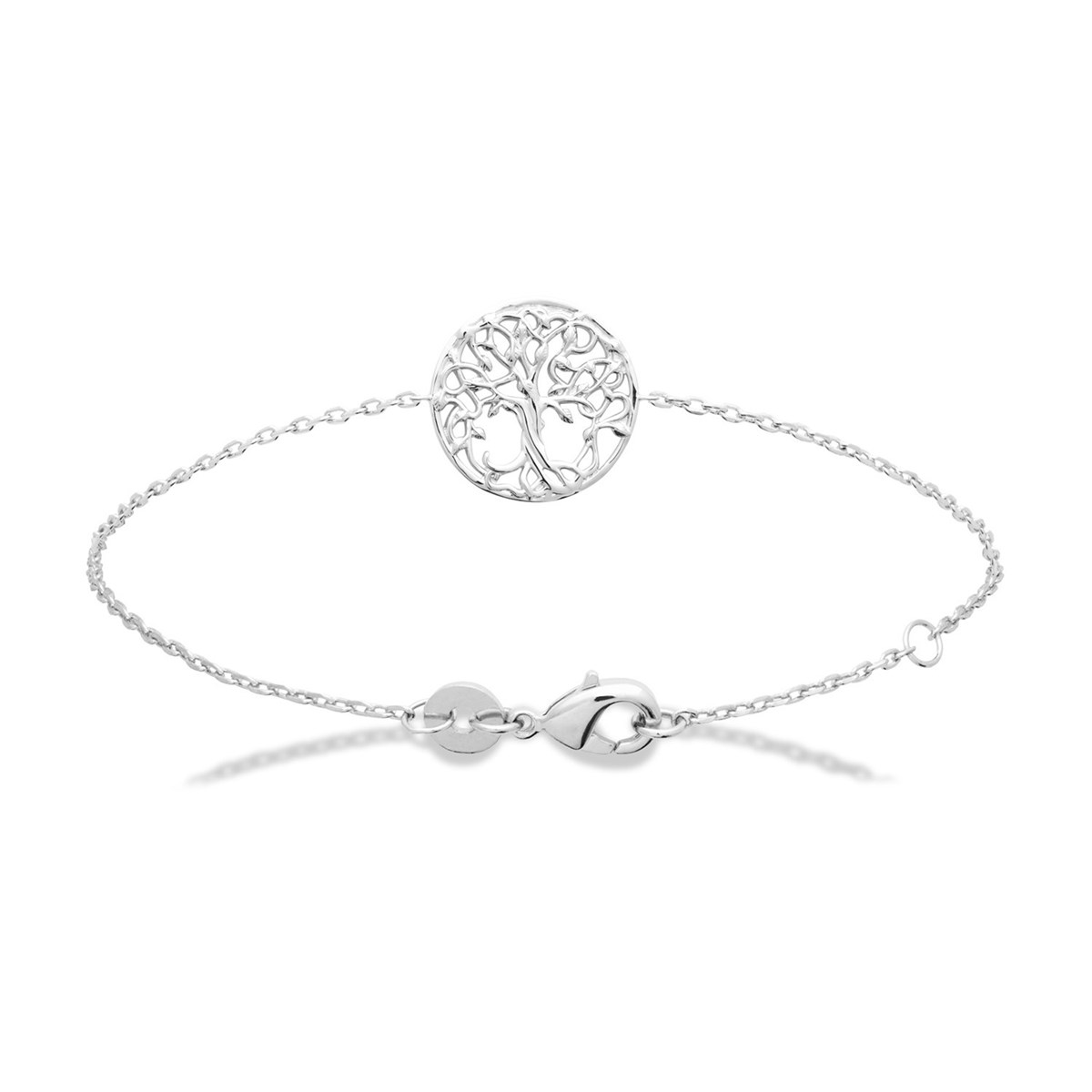 Bracelet Brillaxis argent rhodié arbre de vie
18 cm