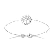 Bracelet Brillaxis argent rhodié arbre de vie
18 cm