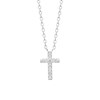 Collier Brillaxis argent rhodié croix empierrée
45 cm - vue V1