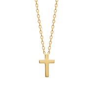 Collier Brillaxis pendentif croix chretienne