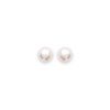 Boucles d'oreilles Brillaxis perles plaqué or 6mm - vue V1
