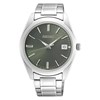 Montre Seiko classique acier cadran vert - vue V1