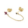 Piercing puce Agatha Beloved fleurs oxydes_x000D_
multicolores - vue V1