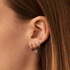 Set de trois piercings créoles Agatha argent oxydes_x000D_
ligne Beloved - vue V2
