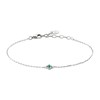 Bracelet Agatha Beloved argent fleur_x000D_
oxydes de zircinium bleu - vue V1