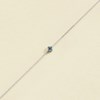 Bracelet Agatha Beloved argent fleur_x000D_
oxydes de zircinium bleu - vue V3