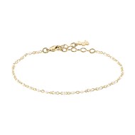 Bracelet souple Agatha Smarty doré blanc