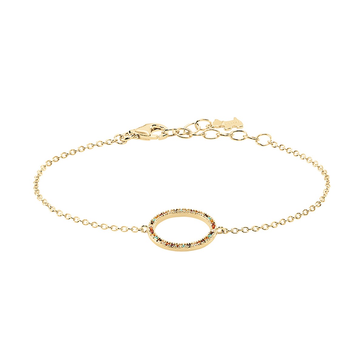 Bracelet Agatha argent doré cercle multicolore
Collection Rainbow