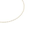 Collier Agatha Smarty laiton perles émail blanc - vue V1