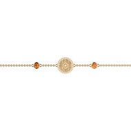 Bracelet souple Les Cadettes Birthstones Juillet_x000D_
rubis
